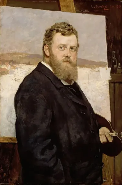 Portrait Of The Painter Frits Thaulow