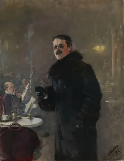 Portrait Of The Painter Gerhard Munthe