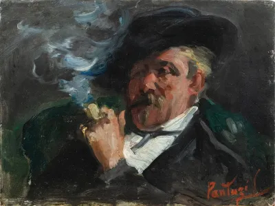 Portrait Of The Painter Guillaume Vogels 1836 1896