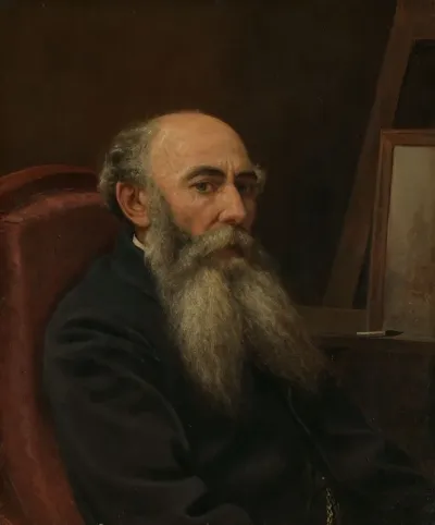 Portrait Of The Painter Hans Johan Frederik Berg