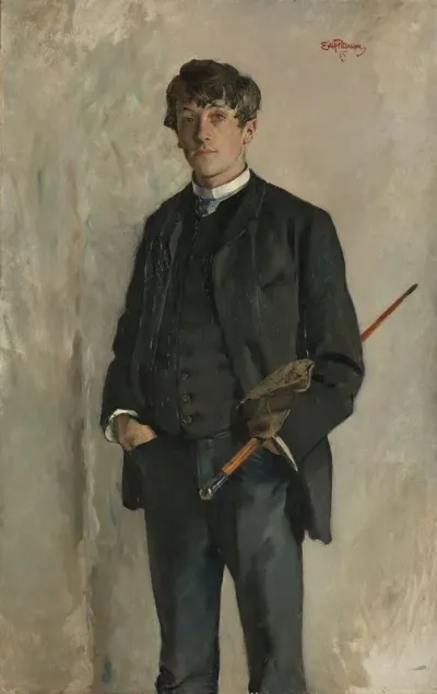 Portrait Of The Painter Kalle Lochen