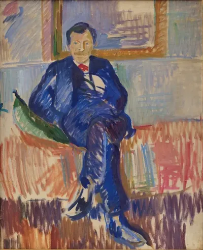 Portrait Of The Painter Karl Schou