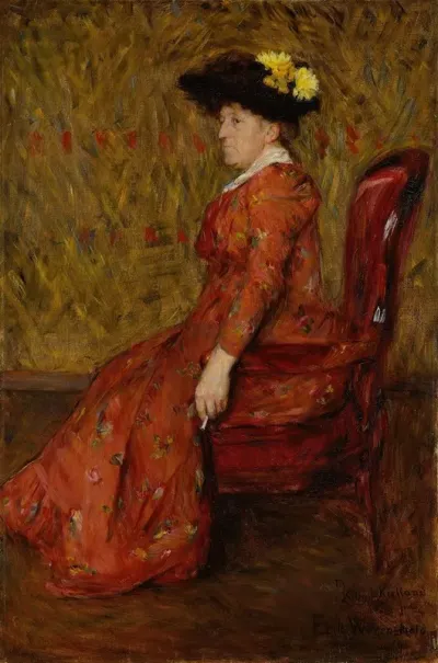 Portrait Of The Painter Kitty L Kielland