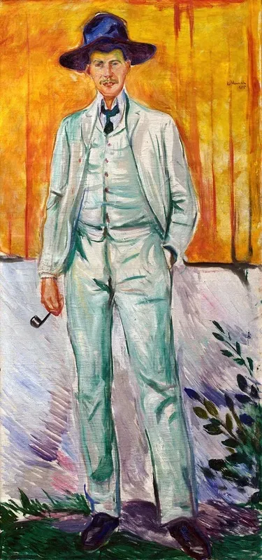 Portrait Of The Painter Ludvig Karsten