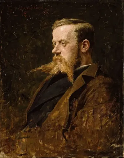 Portrait Of The Painter Nikolai Ulfsten