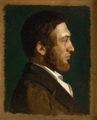 Portrait Of The Painter P C Skovgaard