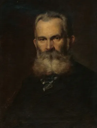 Portrait Of The Painter Teodor Boemma Eduard Ballo