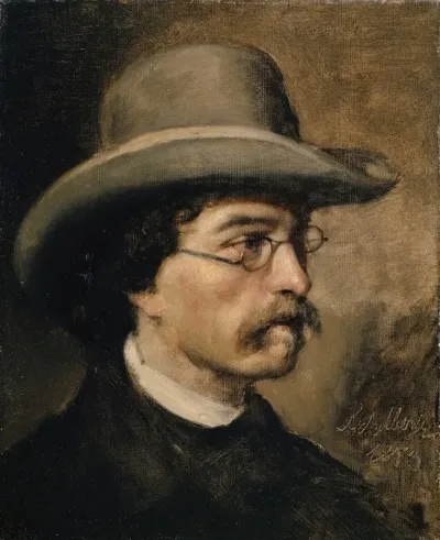 Portrait Of The Painter Theodor Deschwanden