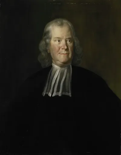 Portrait Of The Physician Herman Boerhaave Professor At The University Of Leiden