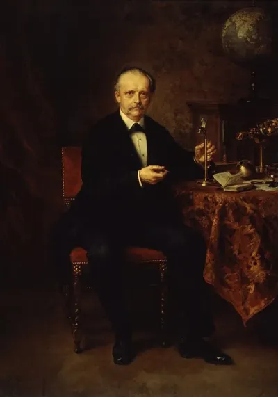 Portrait Of The Physicist Hermann Von Helmholtz