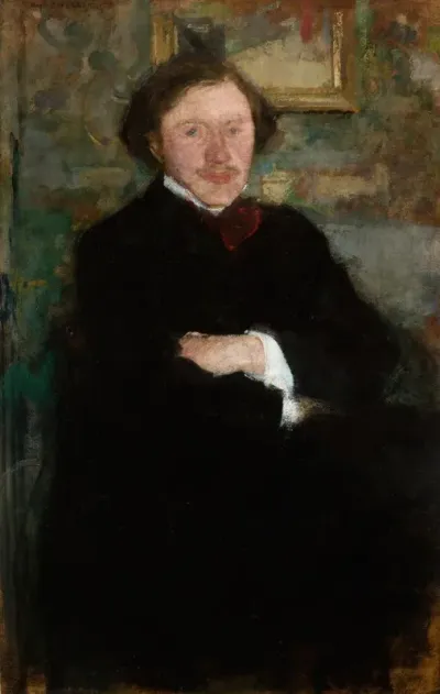 Portrait Of The Pianist Prof Antoni Dieth