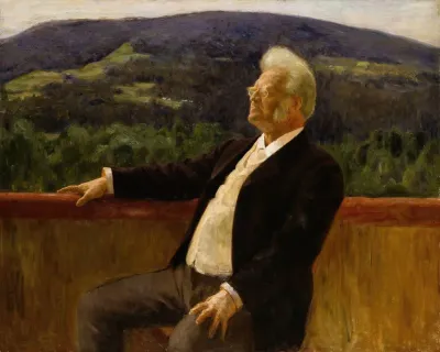 Portrait Of The Poet Bjornstjerne Bjornson 2