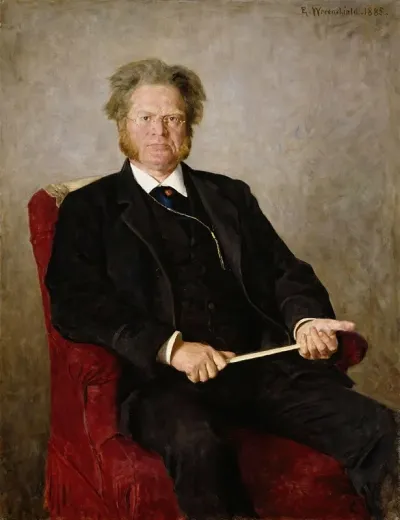Portrait Of The Poet Bjornstjerne Bjornson