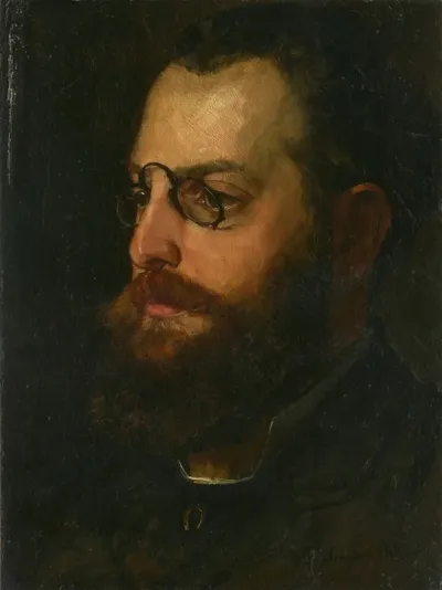 Portrait Of The Poet Felix Philippi
