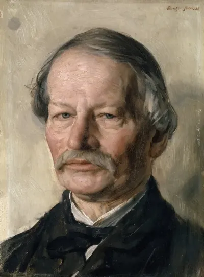 Portrait Of The Poet Gustav Freytag
