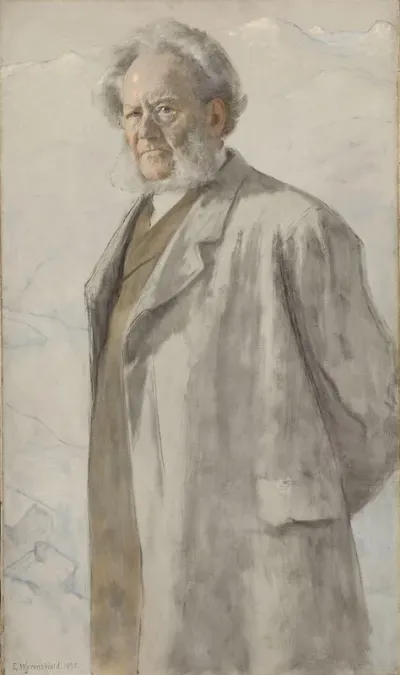 Portrait Of The Poet Henrik Ibsen