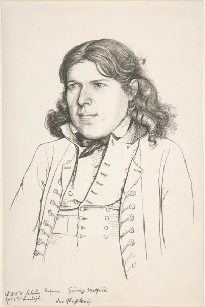Portrait Of The Postillion Johann Heinrich Matheis