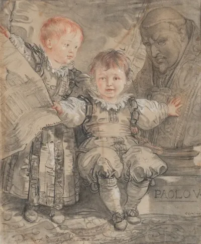 Portrait Of The Princes Camillo And Francesco Borghese