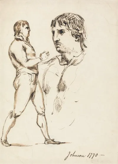 Portrait Of The Pugilist Johnson