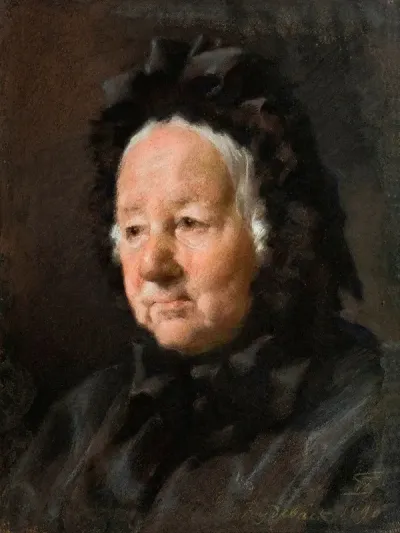 Portrait Of The Reverends Wife Mrs Tidemand