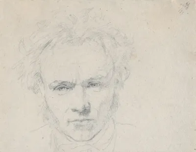 Portrait Of The Sculptor Hermann Ernst Freund