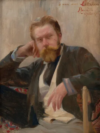 Portrait Of The Sculptor Jules Lafrance