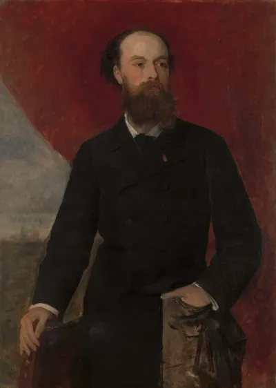 Portrait Of The Sculptor Paul De Vigne