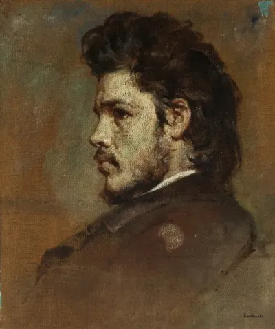 Portrait Of The Sculptor Stefan Jarzymowski