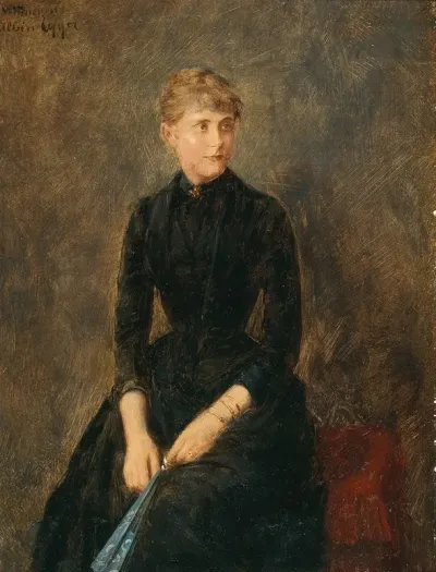 Portrait Of The Singer Hedwig Helbig 2