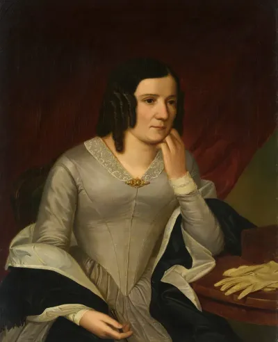 Portrait Of The Wife Of Friedrich Helmle