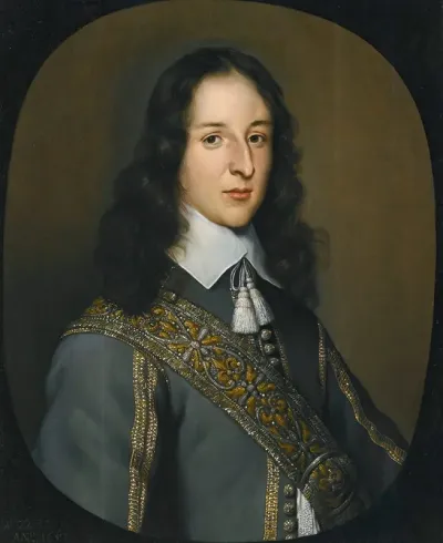 Portrait Of Thomas Belasyse Aged 24 Later 1st Earl Fauconberg 1627 1700