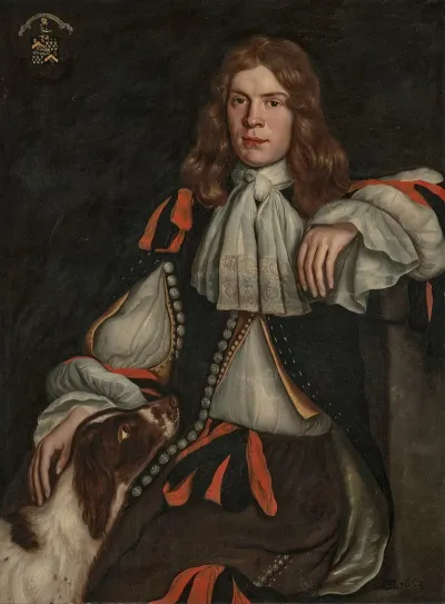 Portrait Of Thomas Godfrey Of Burton Aleph D 1690