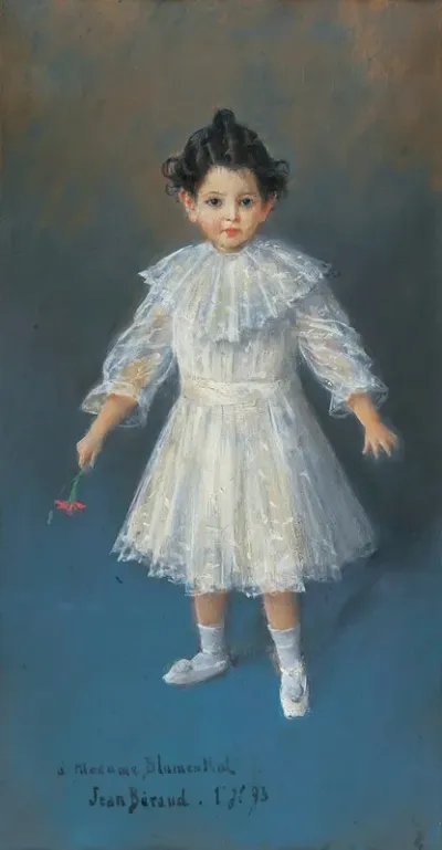Portrait Of Three Years Old Jacques Blumenthal