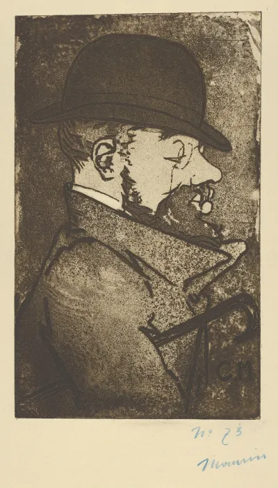 Portrait Of Toulouse Lautrec Portrait De Toulouse Lautrec From Lestampe Originale