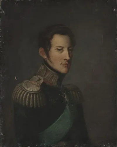 Portrait Of Tsar Nicholas I In The Polish Generals Uniform
