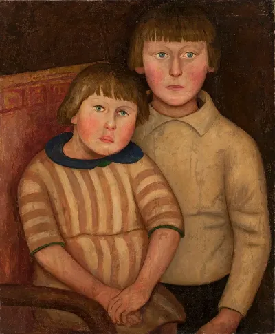 Portrait Of Two Children 2