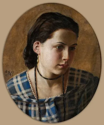 Portrait Of Vilhemine Erichsen