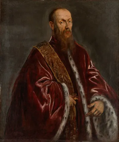 Portrait Of Vincenzo Morosini 1511 1588