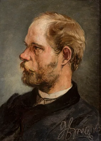Portrait Of Walery Gadomski Sculptor