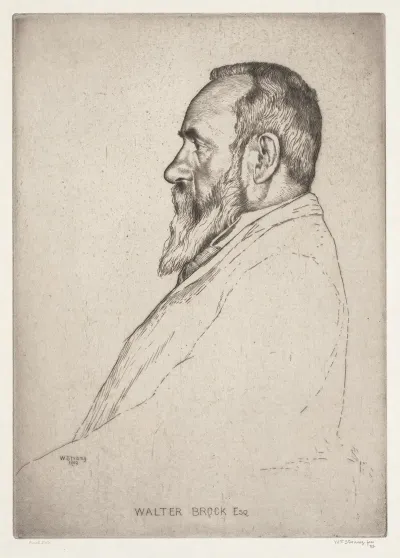 Portrait Of Walter Brock
