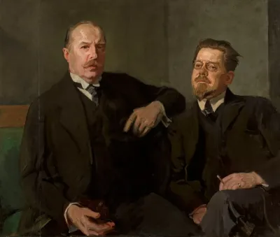 Portrait Of Weysenhoff And Wladyslaw Reymont