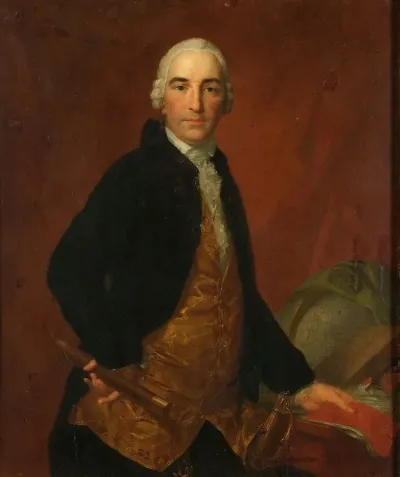 Portrait Of Willem Arnold Alting Governor General Of The Dutch East India Company