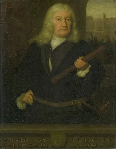 Portrait Of Willem Van Outhoorn Governor General Of The Dutch East Indies