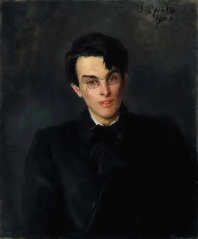 Portrait Of William Butler Yeats 1865 1939 Poet