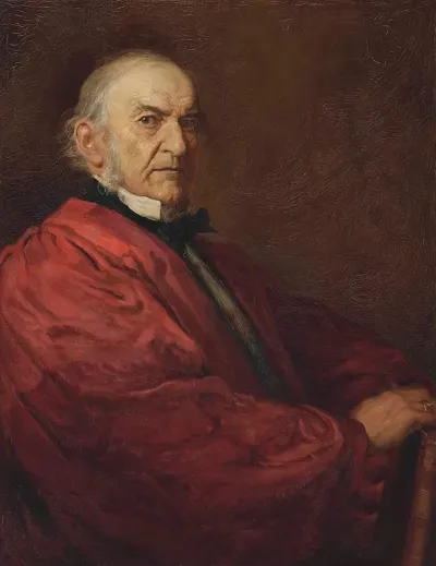 Portrait Of William Ewart Gladstone 1809 1898
