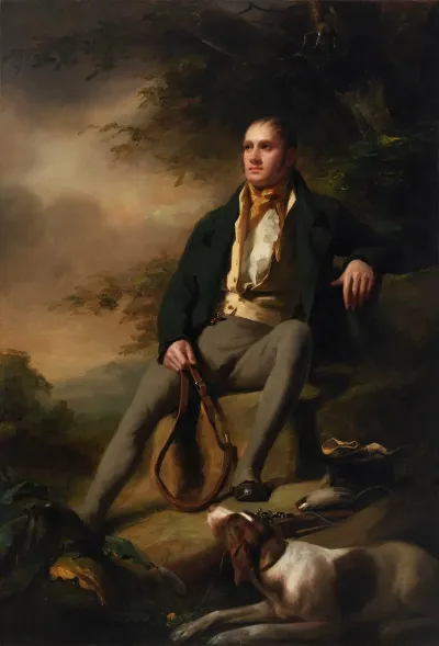 Portrait Of William Hunt C 1796 1854 Pittencrief House Dunfermline