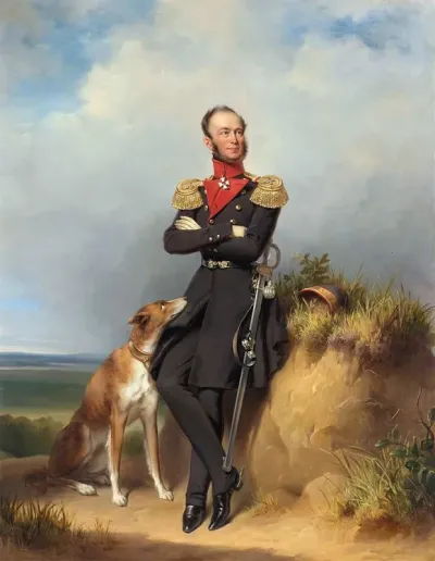 Portrait Of William Iiking Of The Netherlands