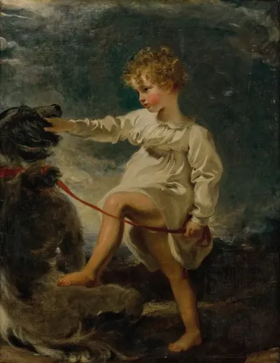 Portrait Of William Lock 1804 1832 As A Child