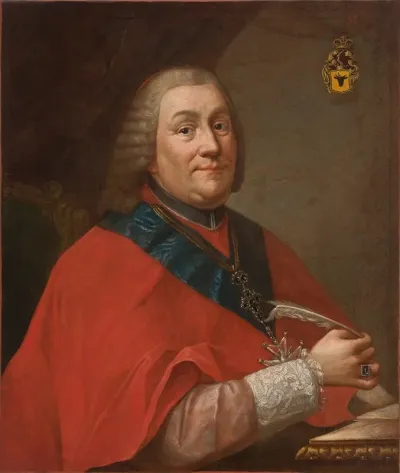 Portrait Of Wladyslaw Lubienski 1703 1767 Archbishop Of Gniezno And The Primate Of Poland