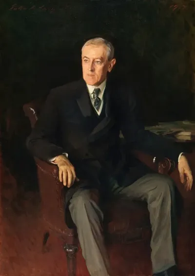 Portrait Of Woodrow Wilson